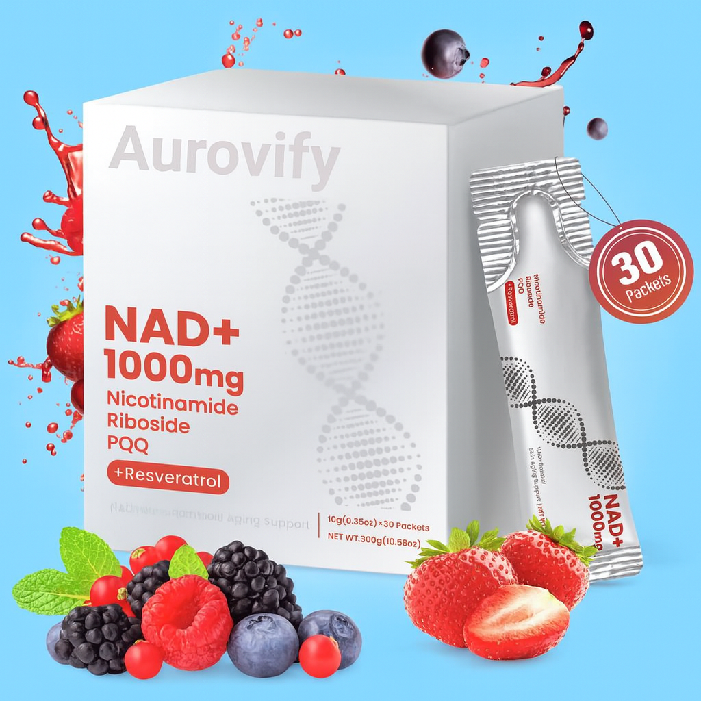 AuroCell Liquid NAD+ 1000mg Supplement